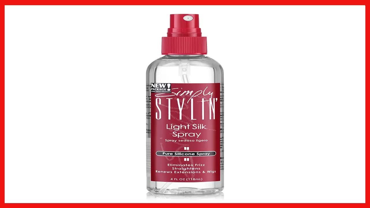 Great product -  Simply Stylin' Light Silk Spray - Pure Silicone Hair Protection from Heat and Humid