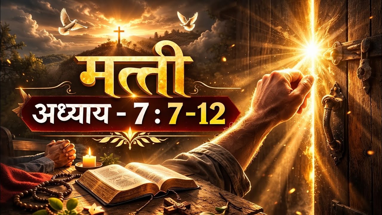 मत्ती अध्याय 7 : 7-12 | माँगो तो तुम्हें दिया जाएगा | यीशु मसीह का अद्भुत वचन।
