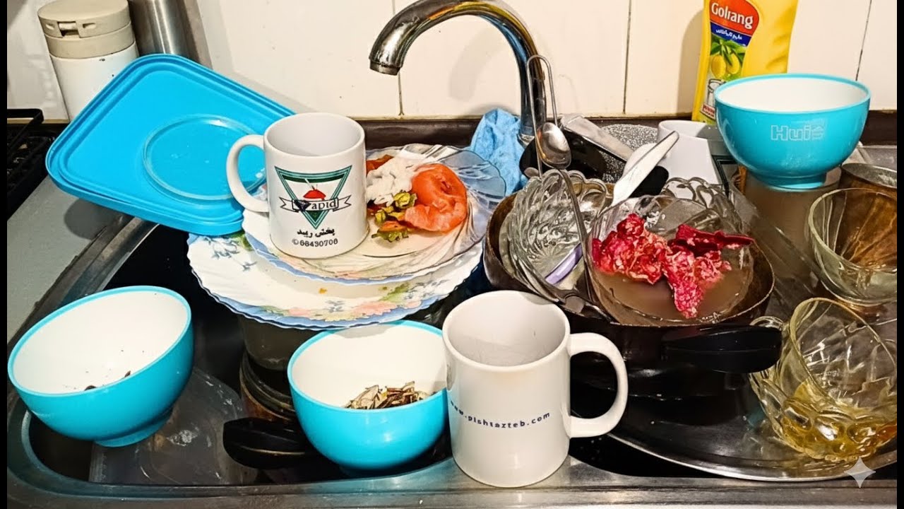 ASMR Dishwashing Satisfying – A Gentle Calm for Overthinking Nights