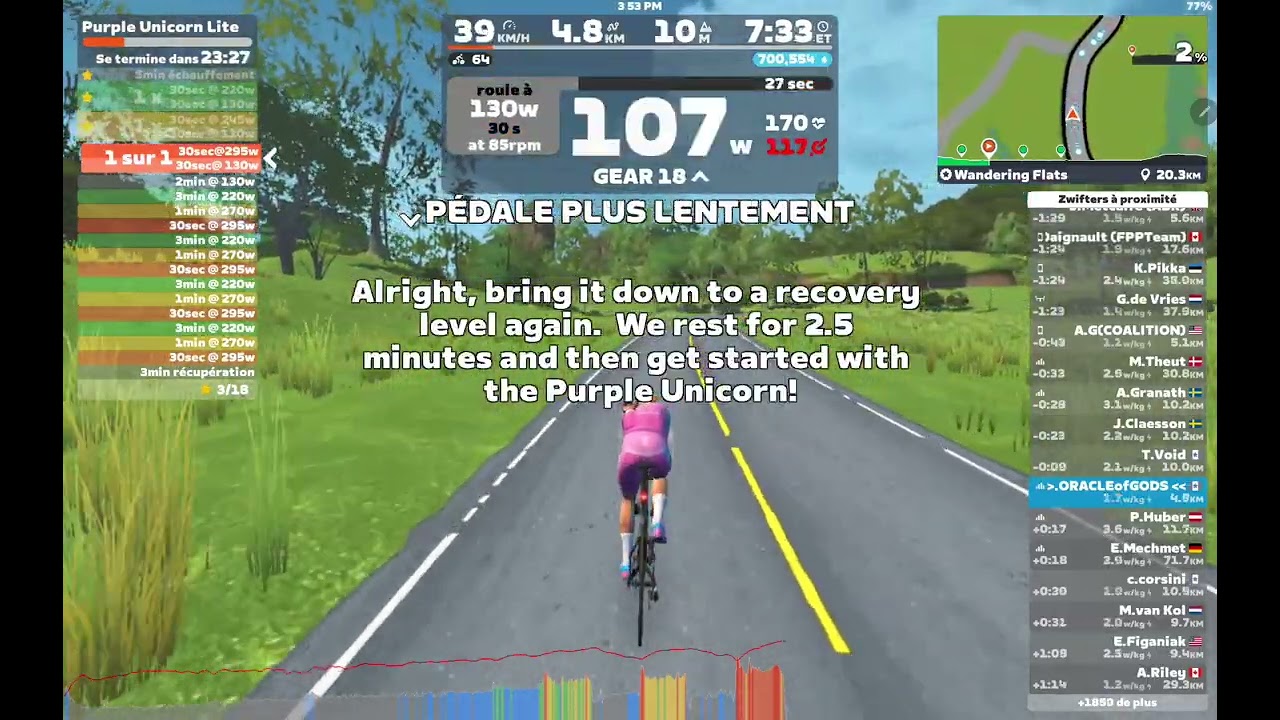 ZWIFT #143 PURPLE UNICORNE LITE