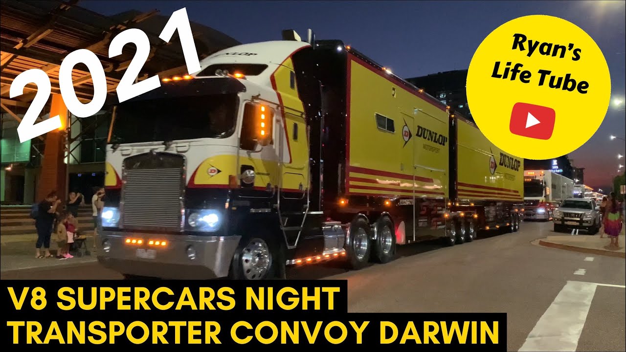 2021 V8 Supercars Night Transporter Convoy Darwin | 16 июня 2021 г.