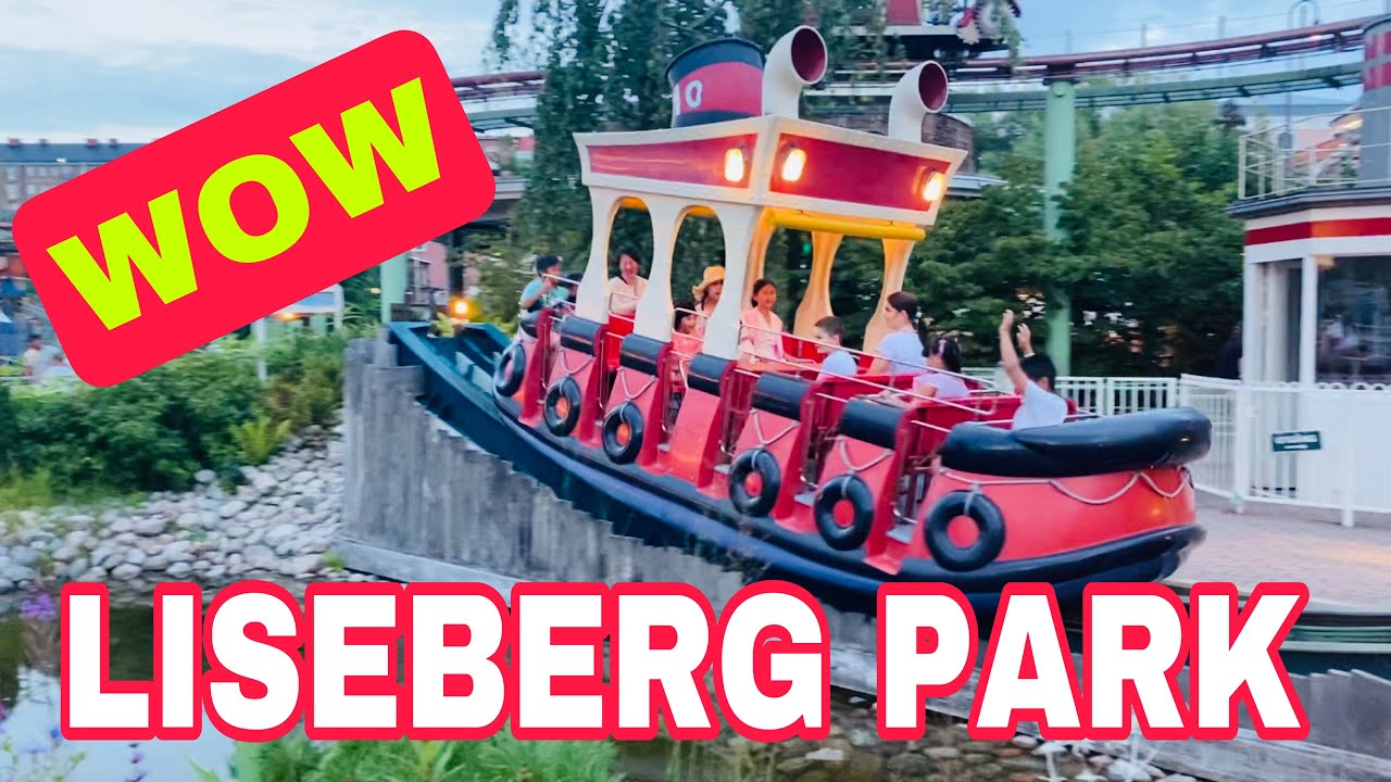 LISEBERG PARK Beautiful park in the world | Walking tour in Liseberg Park
