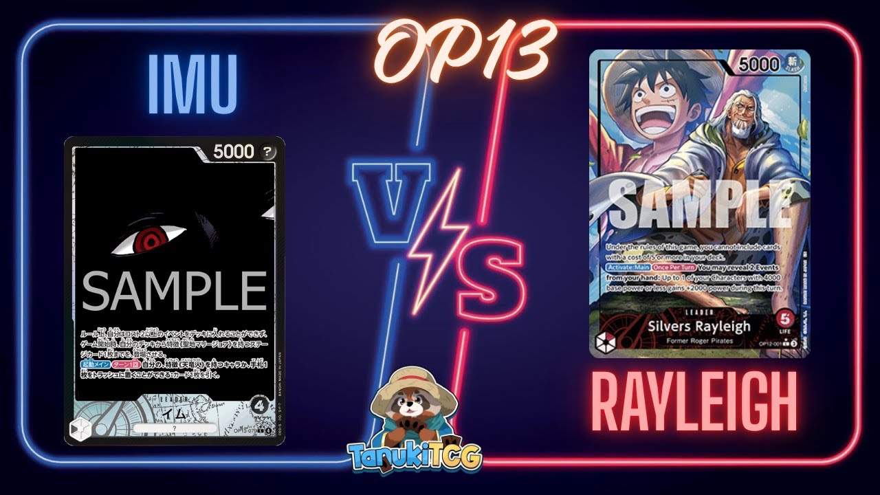 Imu vs Rayleigh (MasterAqua) - OP13 One Piece Card Game