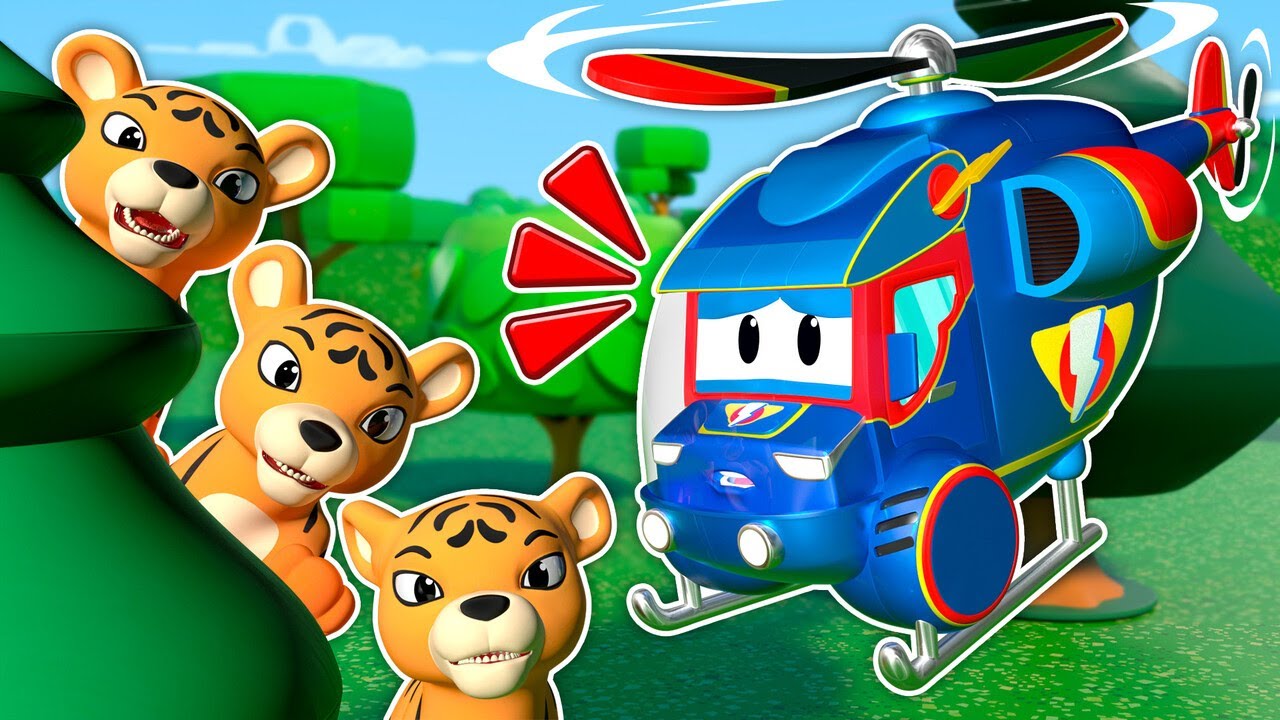 The Cute Tigers Are Missing!! 🐯 Vehicles Cartoon for Kids | Super Truck