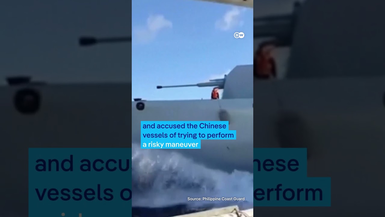 Two Chinese vessels collide while pursuing Philippine Coast Guard boat | DW News