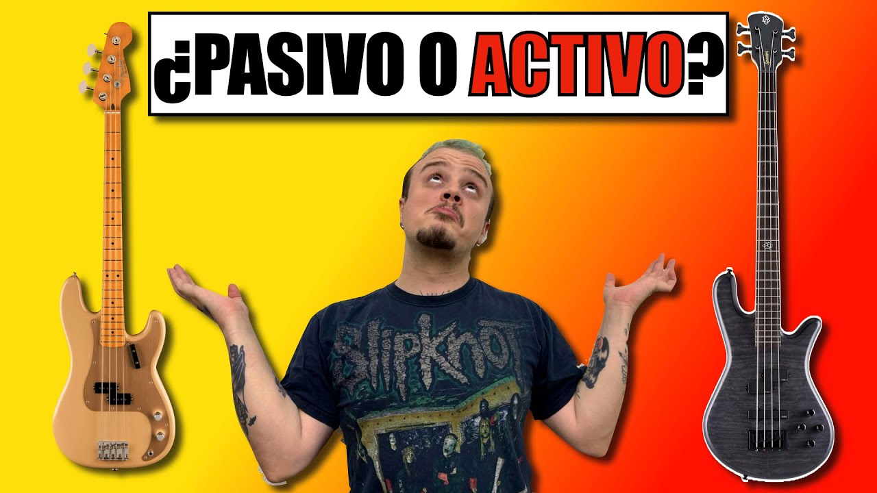 Diferencia entre bajo pasivo y activo ¿Cual necesitas?
