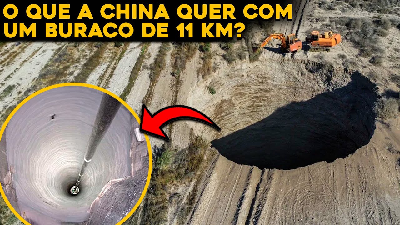 PORQUE A CHINA ESTÁ CAVANDO UM BURACO DE 11KM DE PROFUNDIDADE?