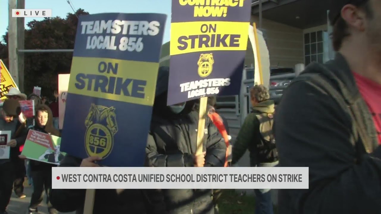 West Contra Costa School District teachers on strike