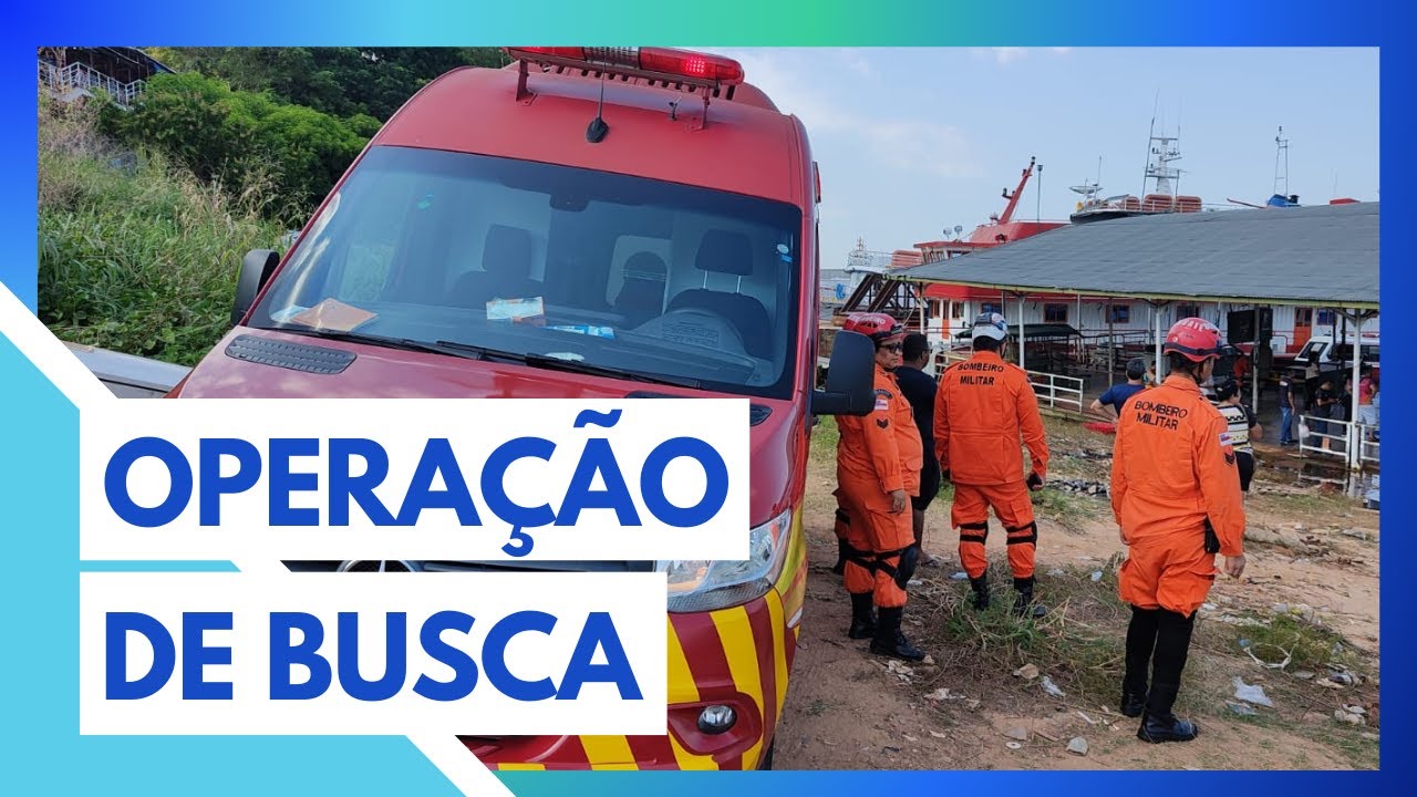 BOMBEIROS INICIAM BUSCAS DOS DESAPARECIDOS DA EMBARCAÇÃO APÓS INCÊNDIO