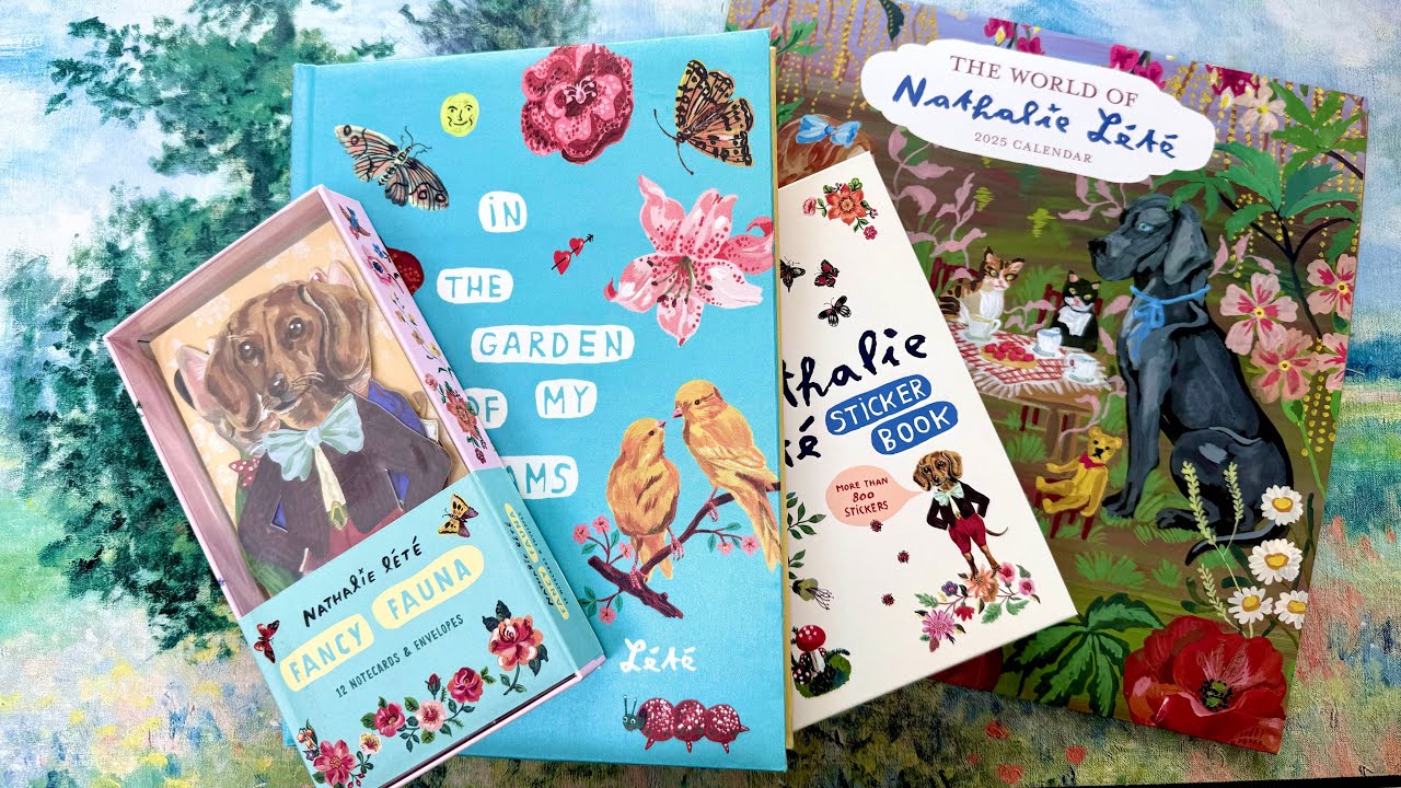 Nathalie Lété Goodness, Books, Calendar, Notecards, Sticker Book Cuteness! 💖🥰💕