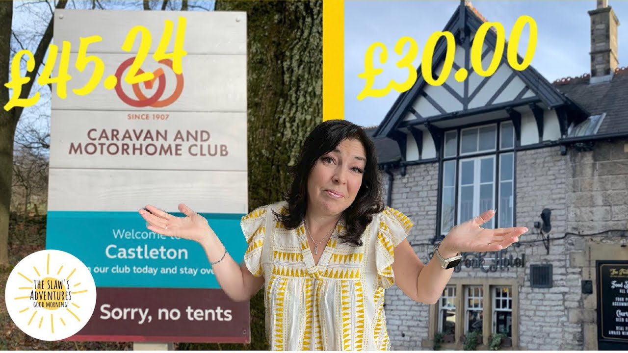 Castleton Comparison. Club site or motorhome pub stopover?