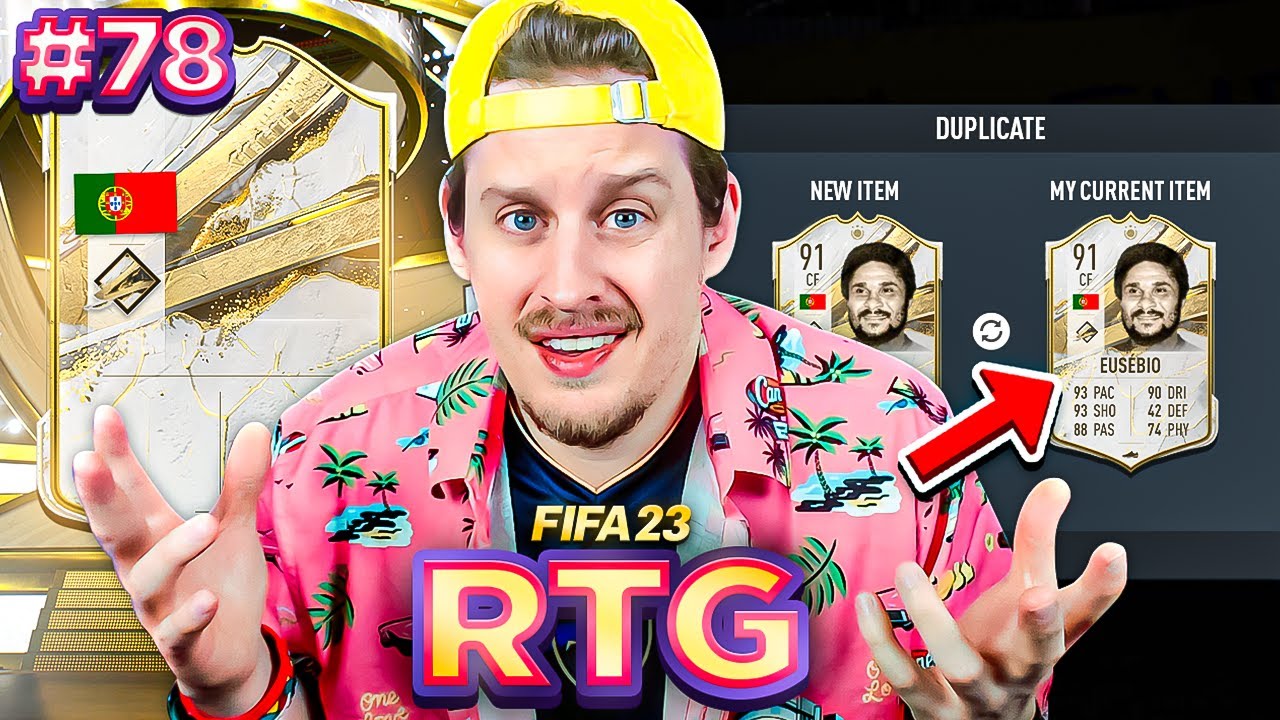 I did the Icon SBC again and got a duplicate EUSEBIO HAHA!! FIFA 23 RTG #78