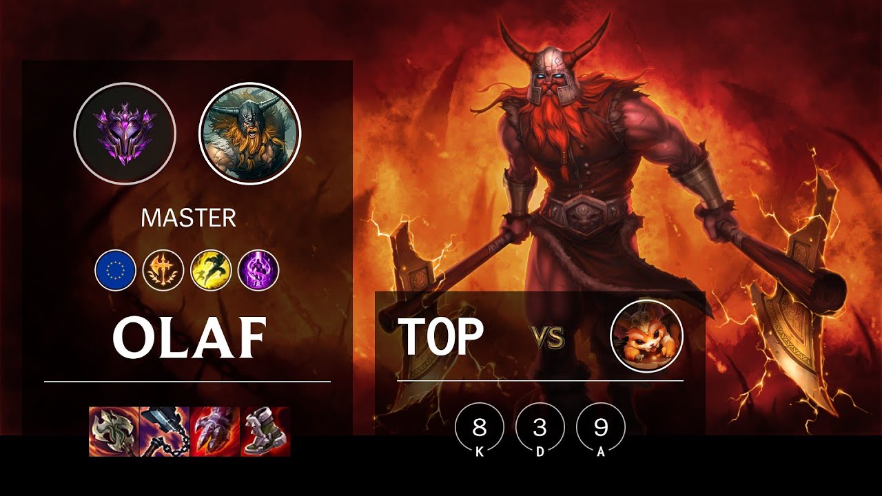 Olaf Top vs Gnar - EUW Master Patch 11.1