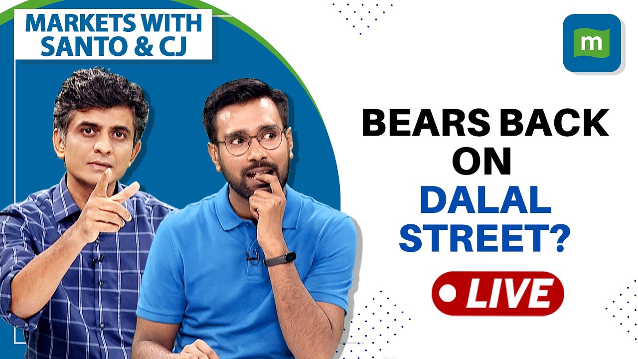 Stock Market Live: Nifty Slumps - Are Bears Back On Dalal Street? | Markets With Santo & CJ