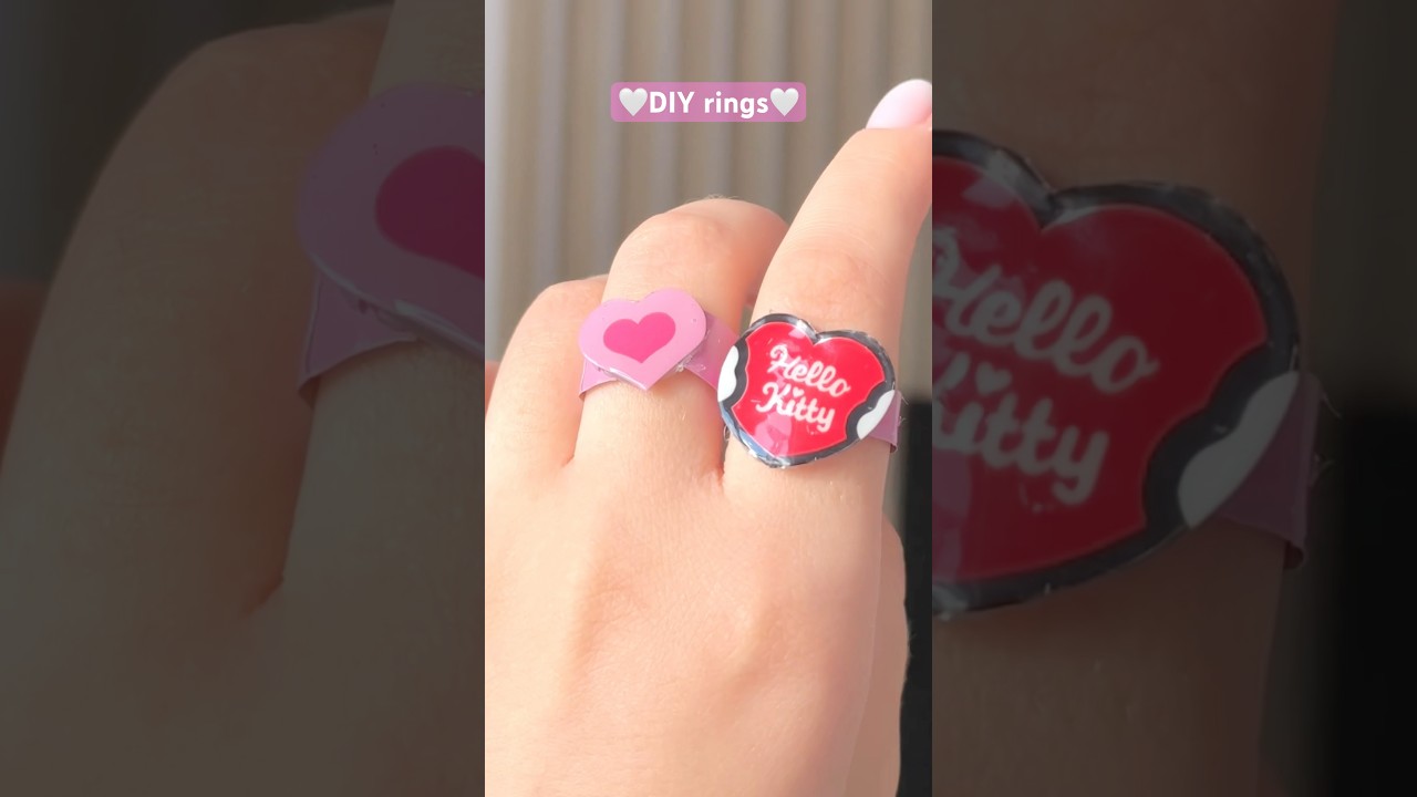 DIY rings🤍