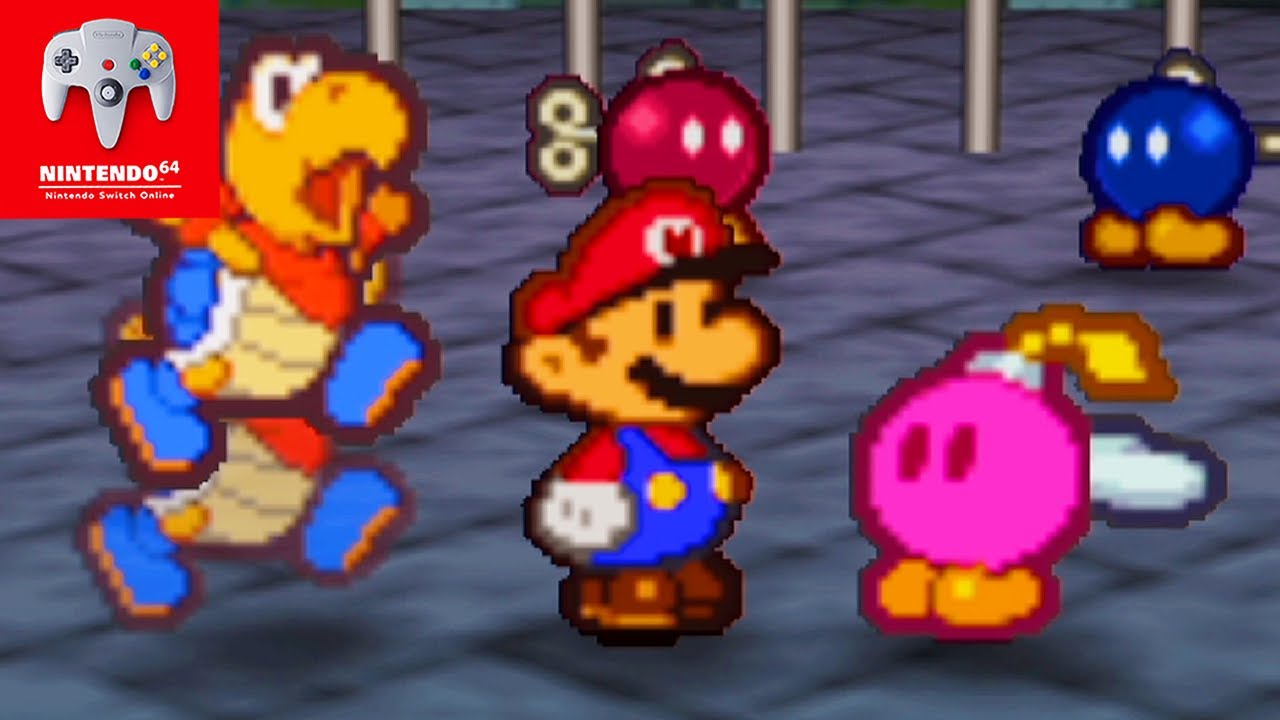 Paper Mario Switch Online N64 - 100% Walkthrough Part 6 No Commentary Gameplay Koopa Bros & Bombette