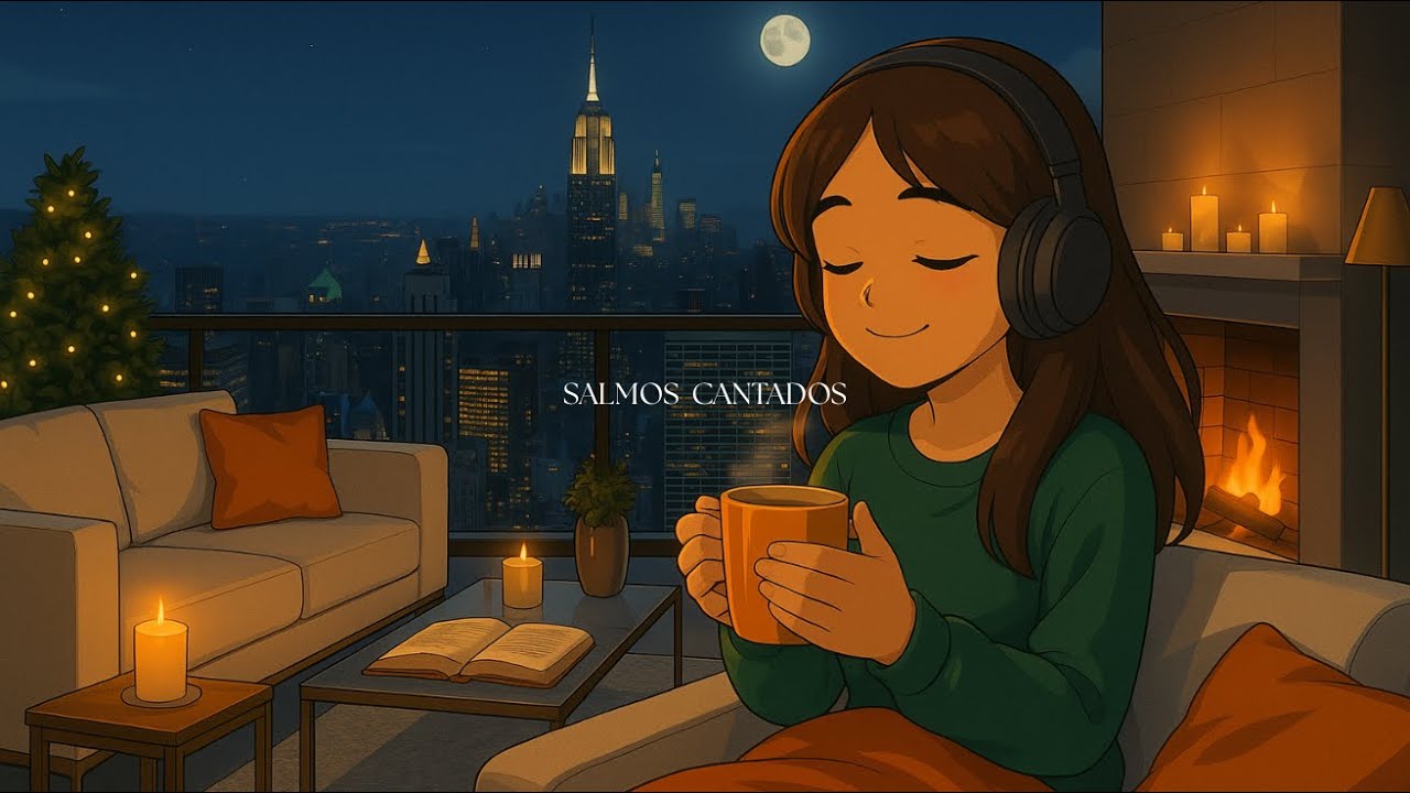 Noite Perfeita com Deus em NY ☕✨ | Salmos Cantados para Paz Interior