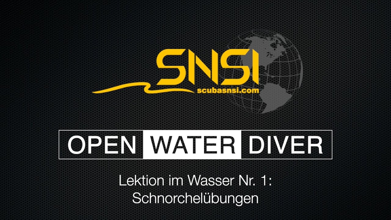Open Water Diver DEU - Session #1: Snorkeling Skills