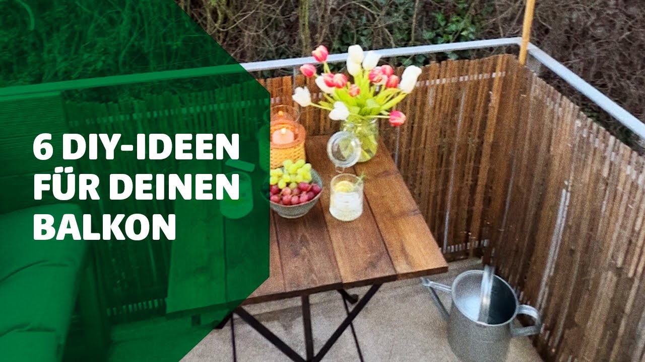 SCH&Ouml;N, SCHNELL & G&Uuml;NSTIG - Dein EASY Balkon Makeover von hagebau