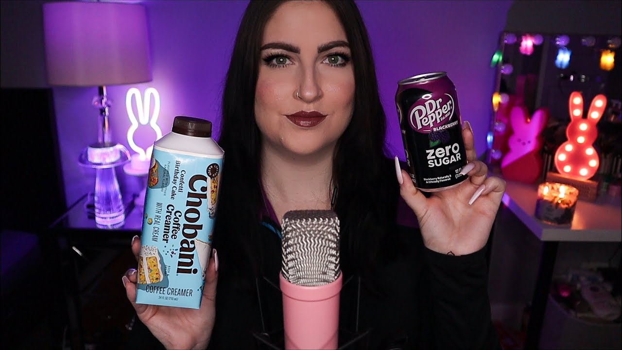 ASMR March Favorites 💟 (Beauty, Home, & Food/Drink)
