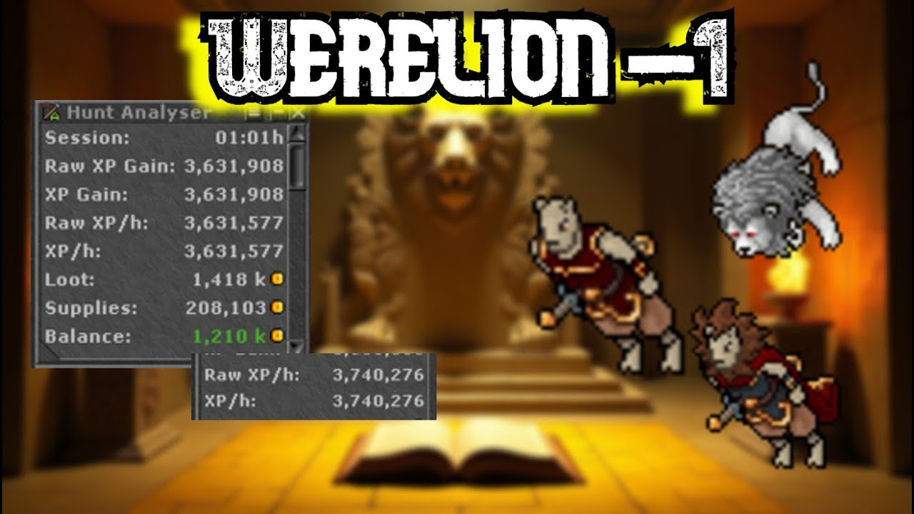 Tibia | HUNT EK SOLO LVL 450: Werelion -1