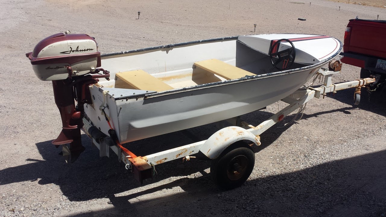 1958 Johnson 10 HP & 1963 Glasspar; Back on the Water!