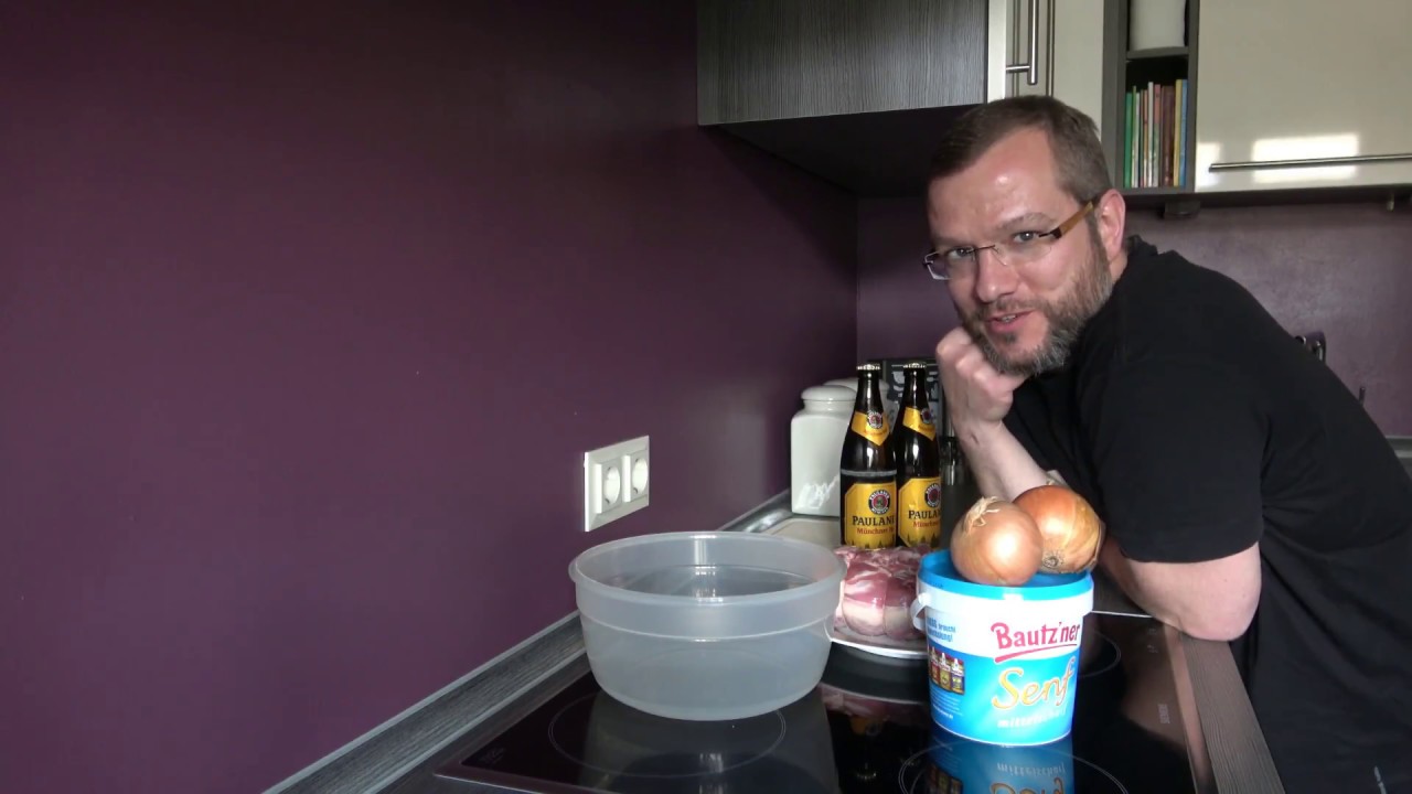 Schweinebraten - Spanferkelrollbraten einlegen - Braten und Kochen Teil 1 von 2