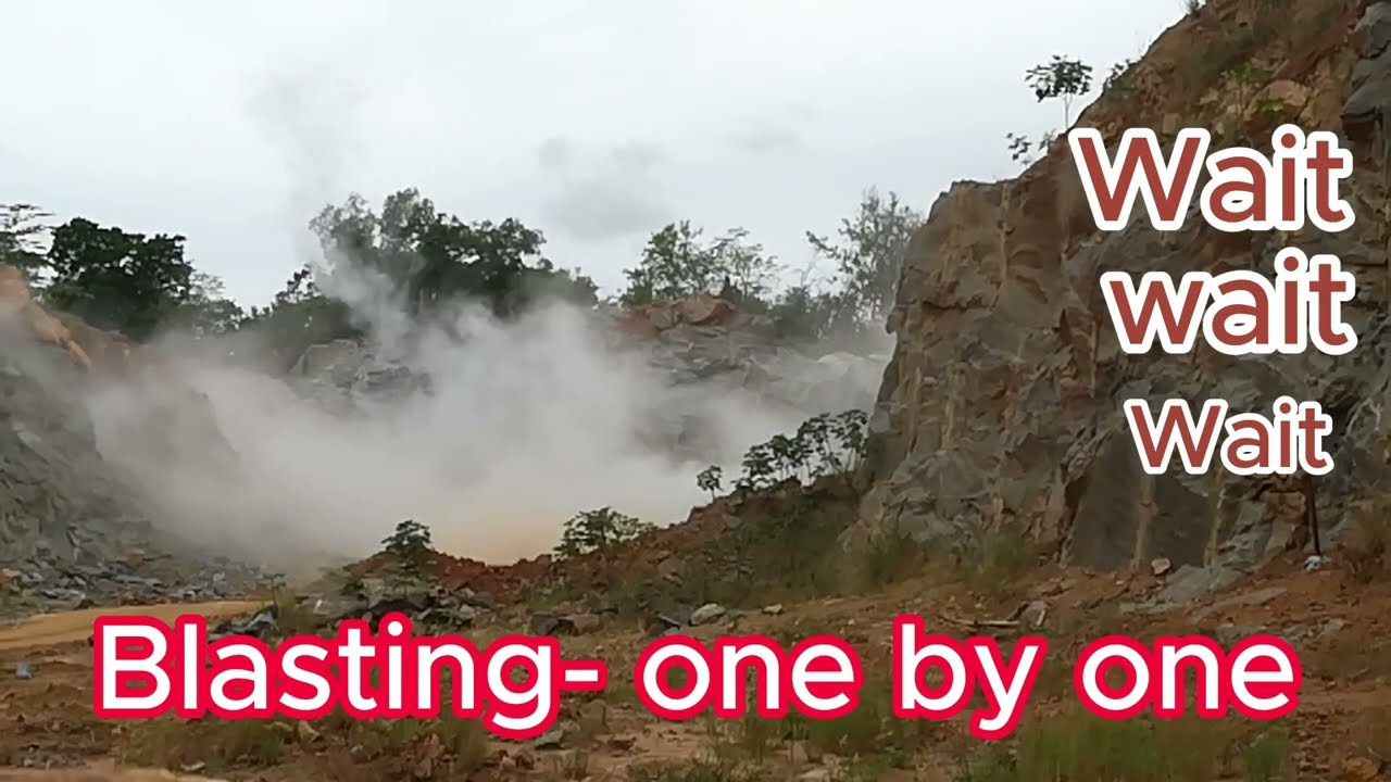 Village Rock quarry blasting methods | Quarrying | Quarry | Rock blasting | blasting | Explosives