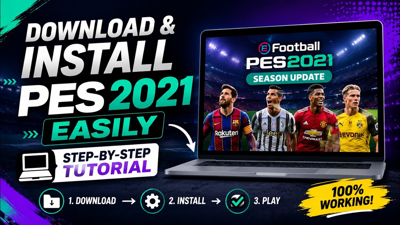 Как скачать и установить PES 2021 на ПК 🔥 100% рабочий способ