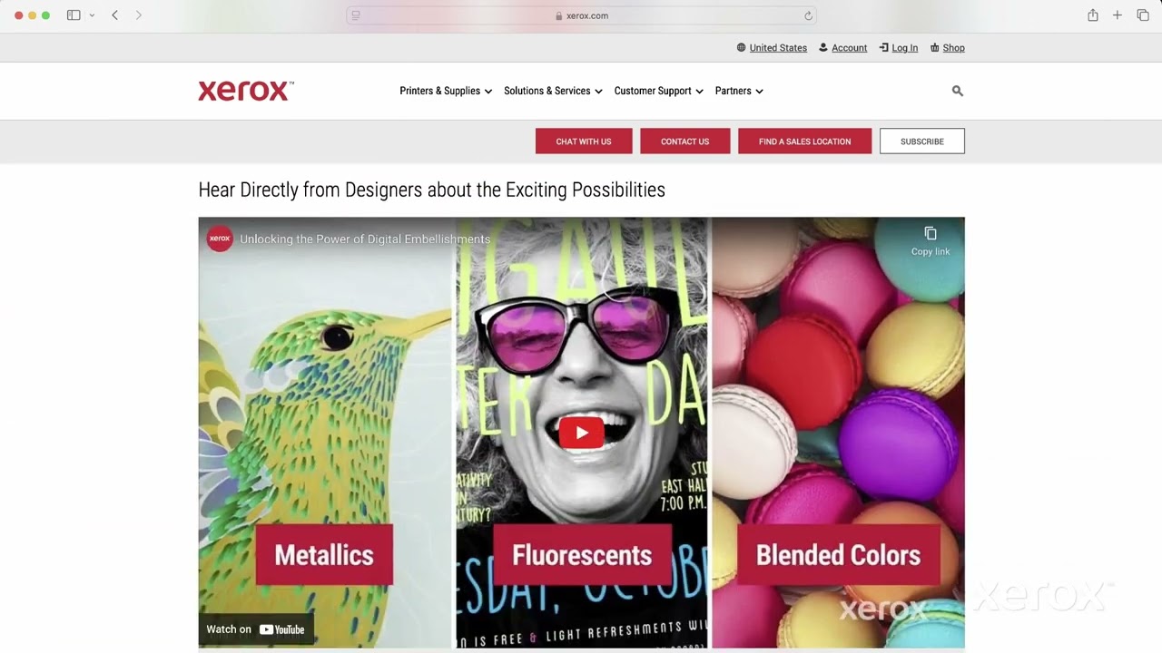 Xerox Genesis Initiative: Utilizing Blended Swatch Books for Design