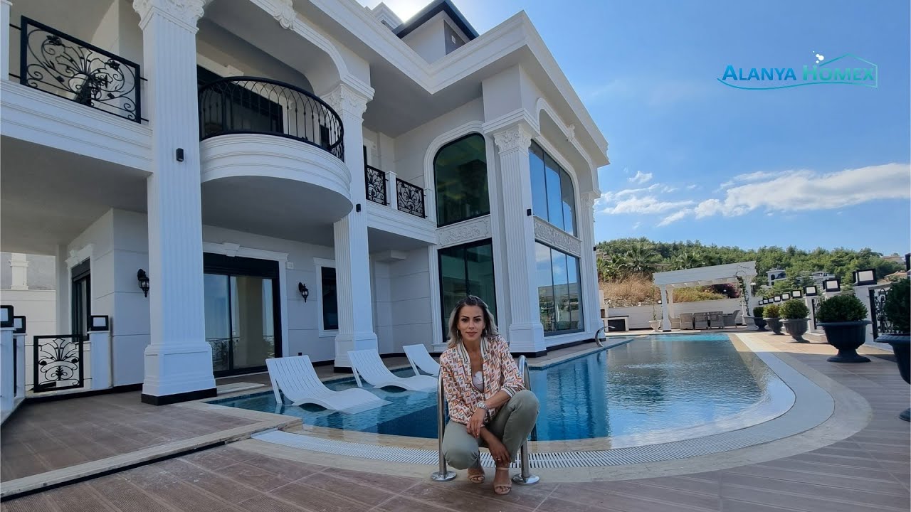 076 - Luxuriose u. Märchenhafte 7-Zimmer (6+1) Villa in Kargicak, Alanya - #alanya #türkiye #türkei