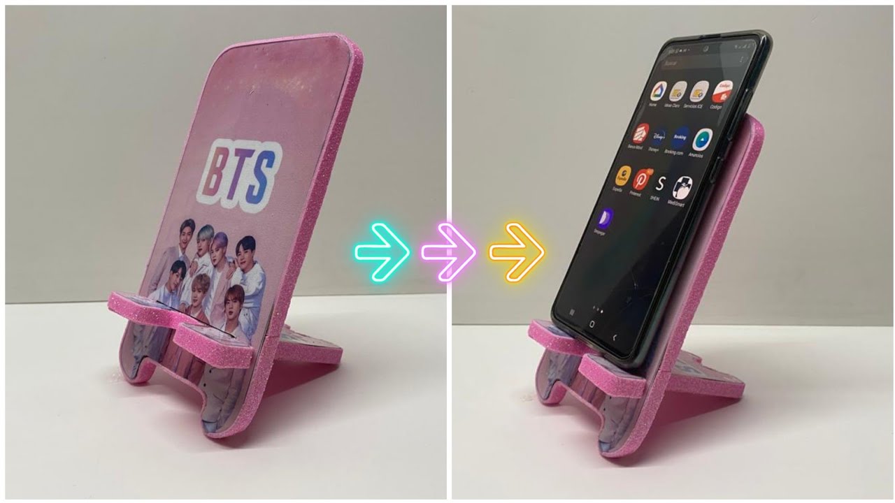 Como Hacer un Soporte para Celular con Cartón Reciclado 2023