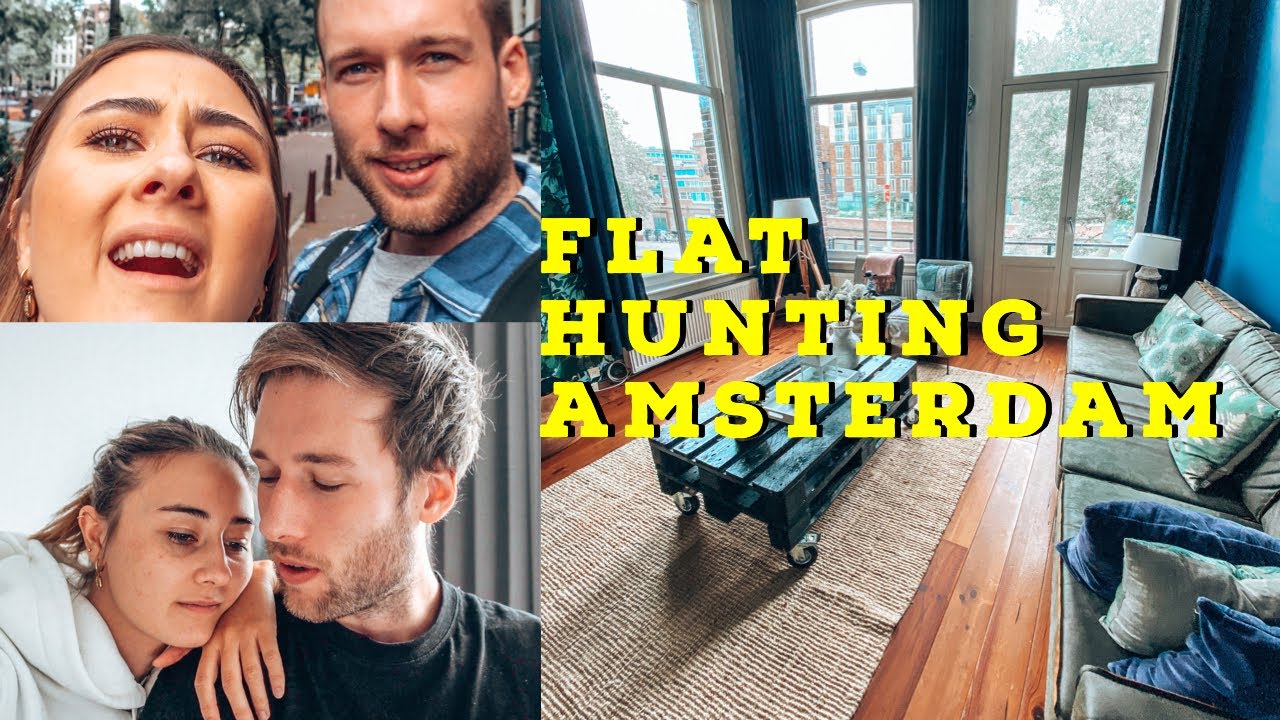 BAD NEWS FOR US...😞FLAT HUNTING IN AMSTERDAM | Vlog #2 | Thomas & Sara