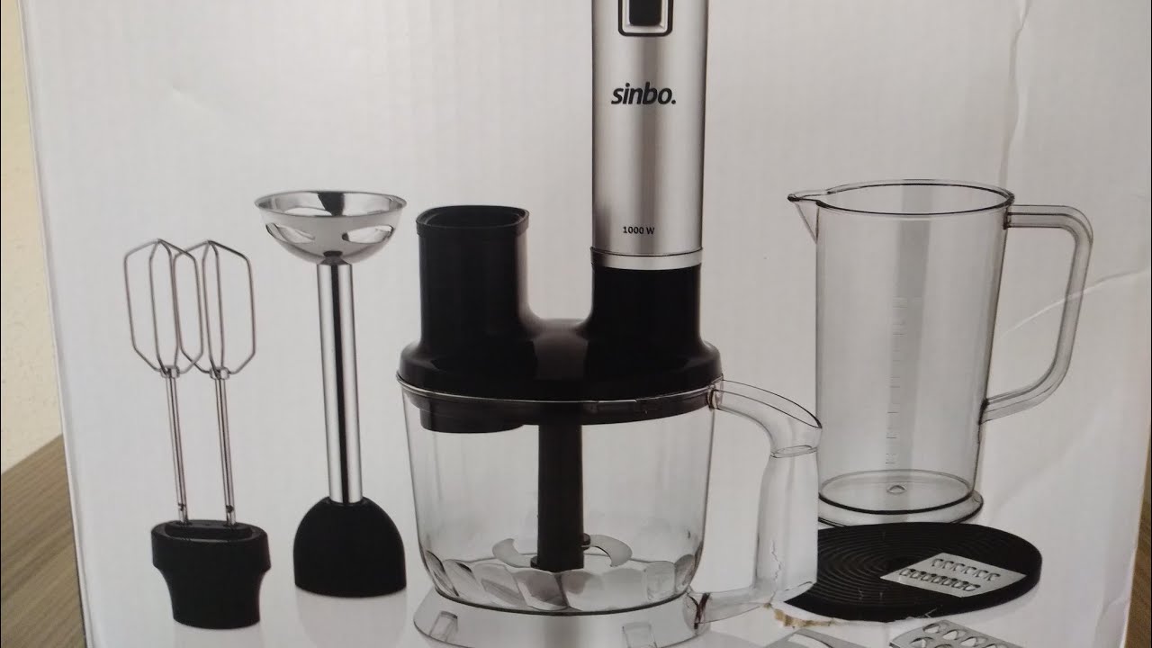 Sinbo Blender seti kutu açılımı