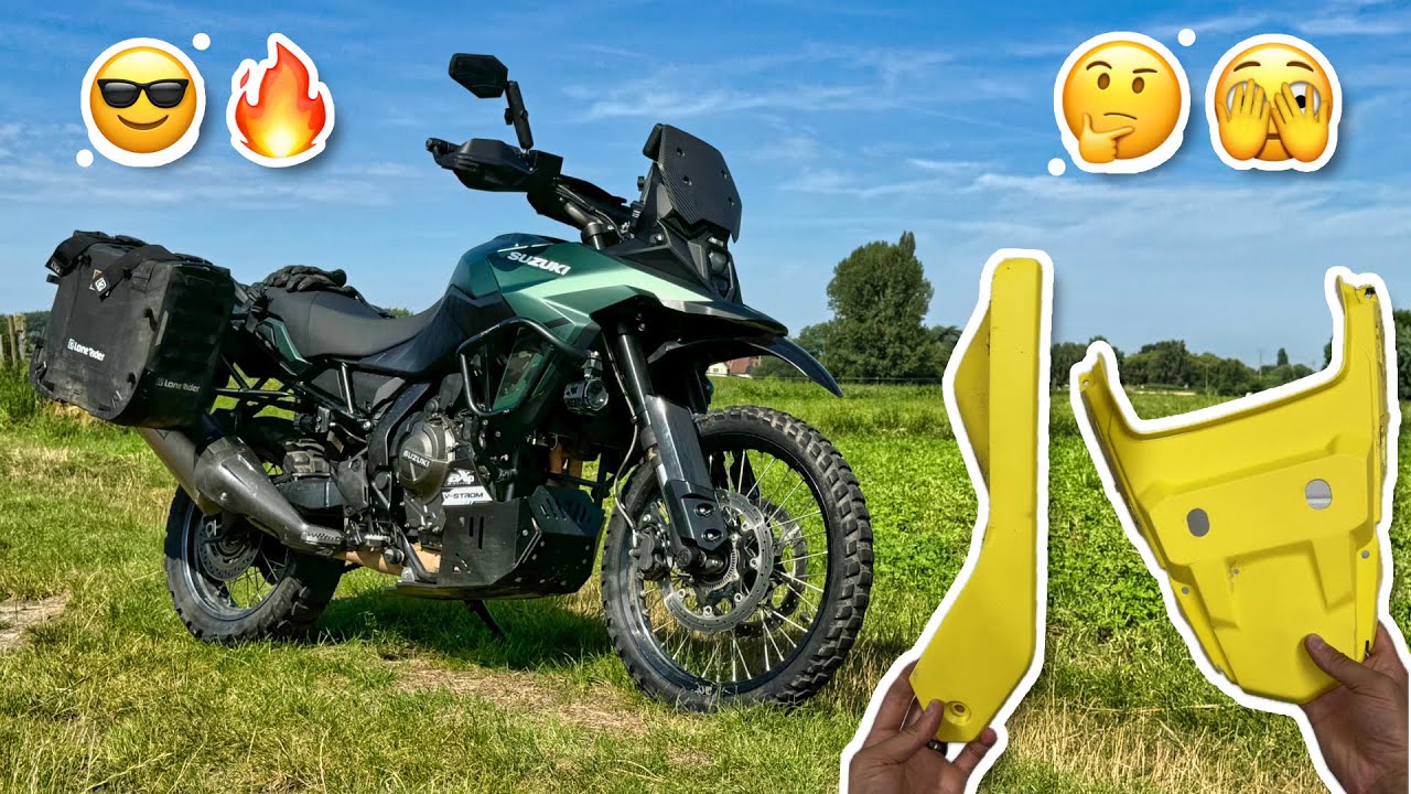 ADIEU LE JAUNE FLUO ! Comment passer sa Suzuki V-Strom 800DE avec des carénages noirs officiels !