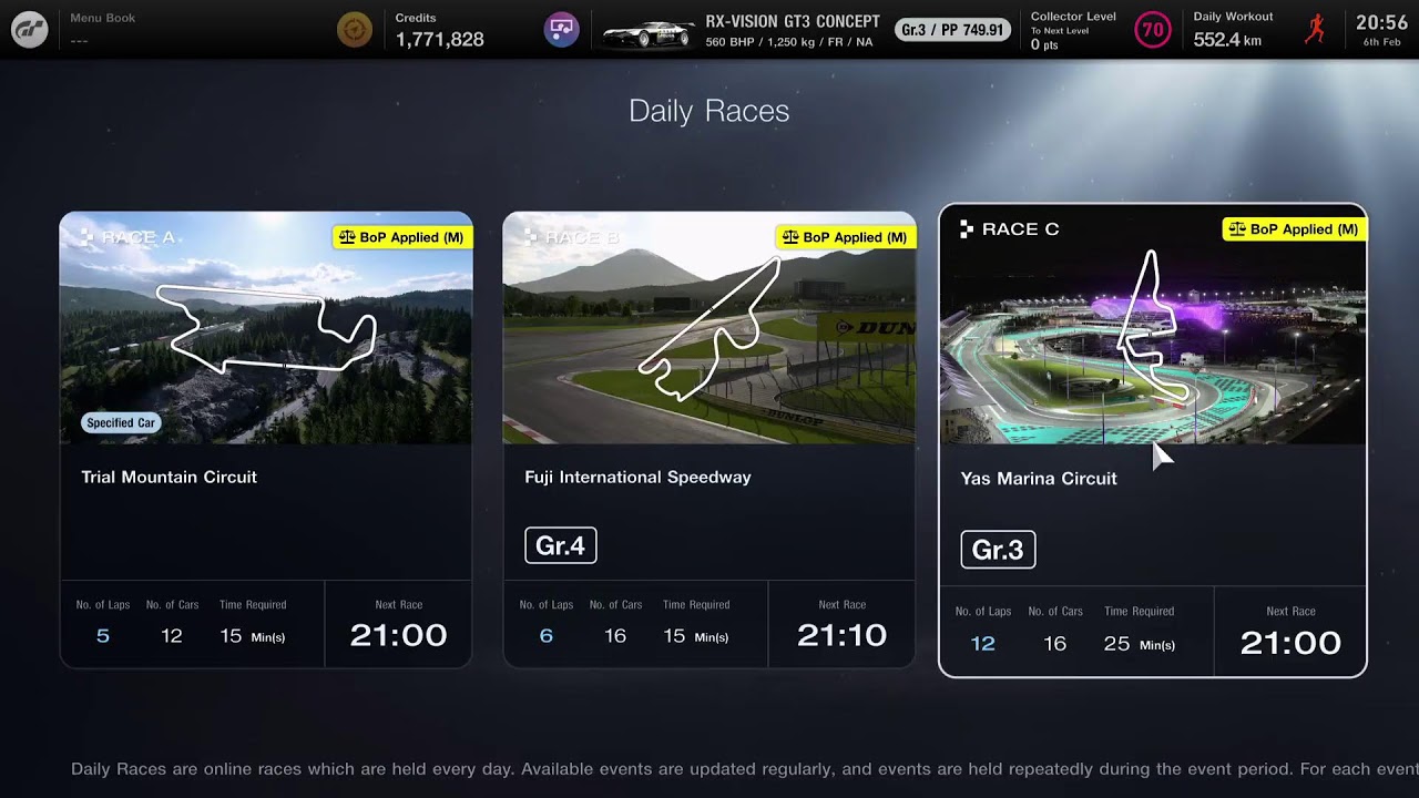 Gt7 - Gr3 Anti Meta Daily Races