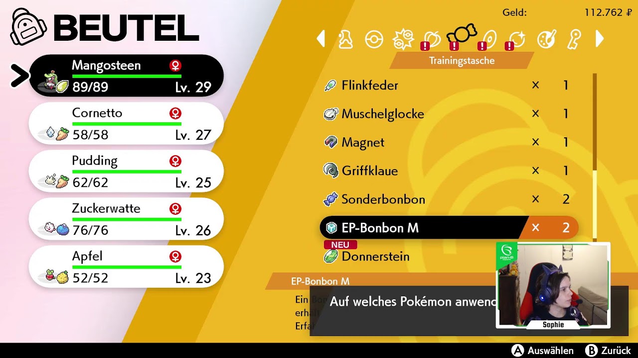 Pokémon Schwert nur mit essbaren Pokémon - Part 2