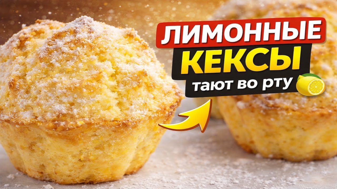 Лимонные кексы — теперь пеку только так!
