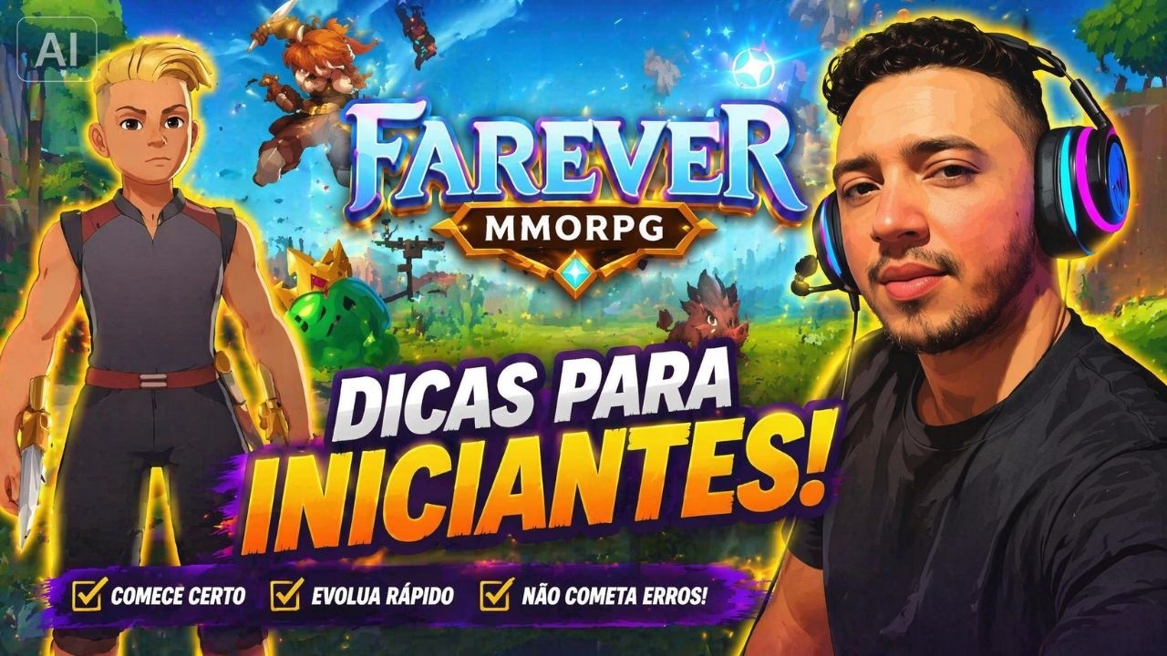 FAREVER NOVO MMORPG - DICAS PARA INICIANTES COME&Ccedil;AR BEM NO JOGO !