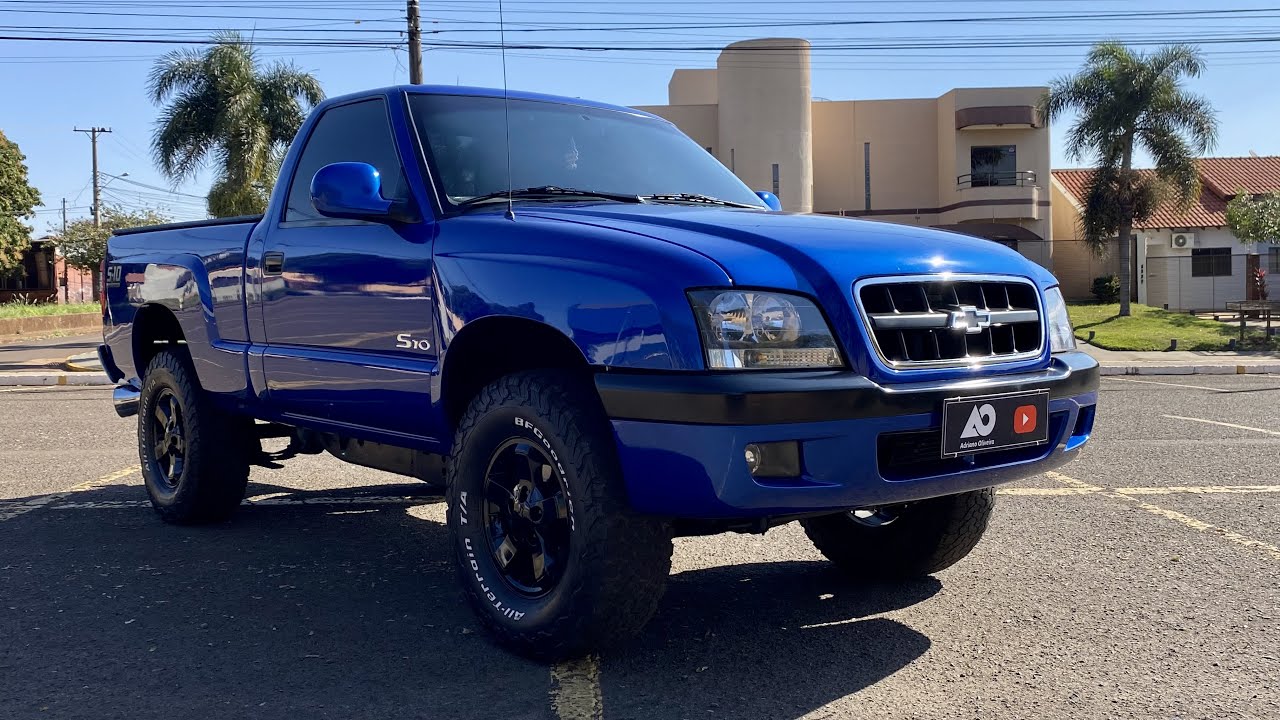S10 2.8 PITBULL 2003 4x2 TURBO DIESEL MWM LIFT CARROCERIA PNEUS BF DIFERENCIADA EP #384