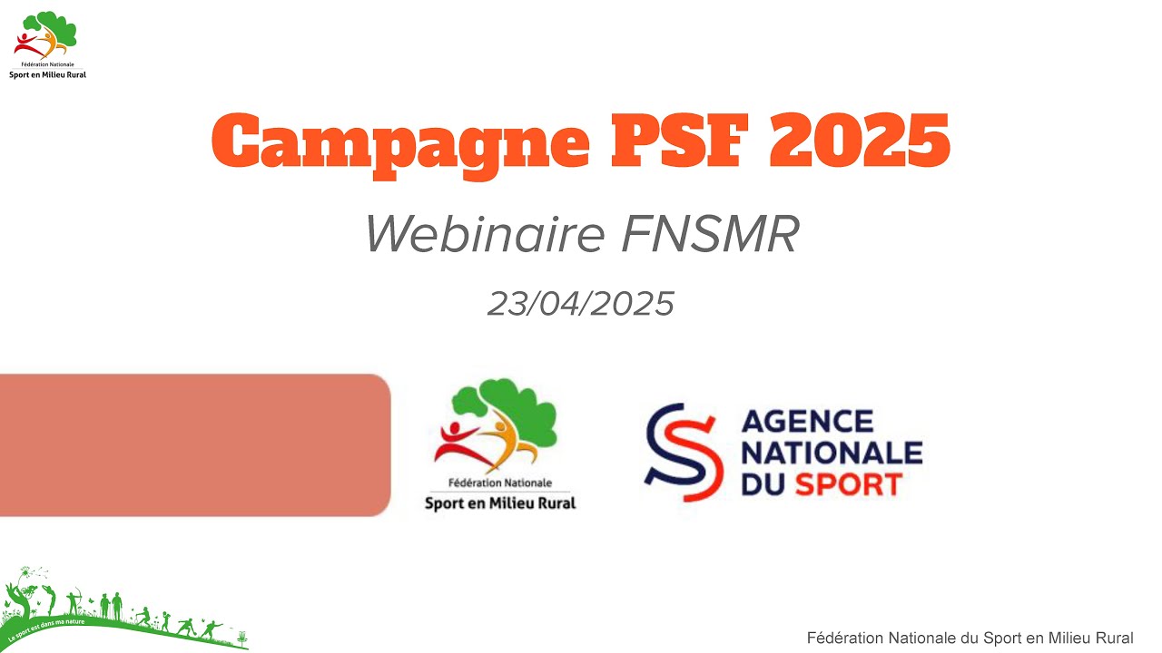 Webinaire PSF 2025