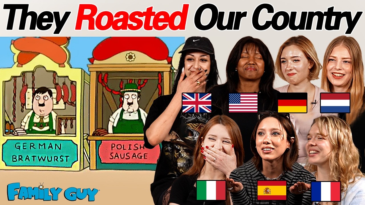 European React To Family Guy! Most Offensive Joke About Countries