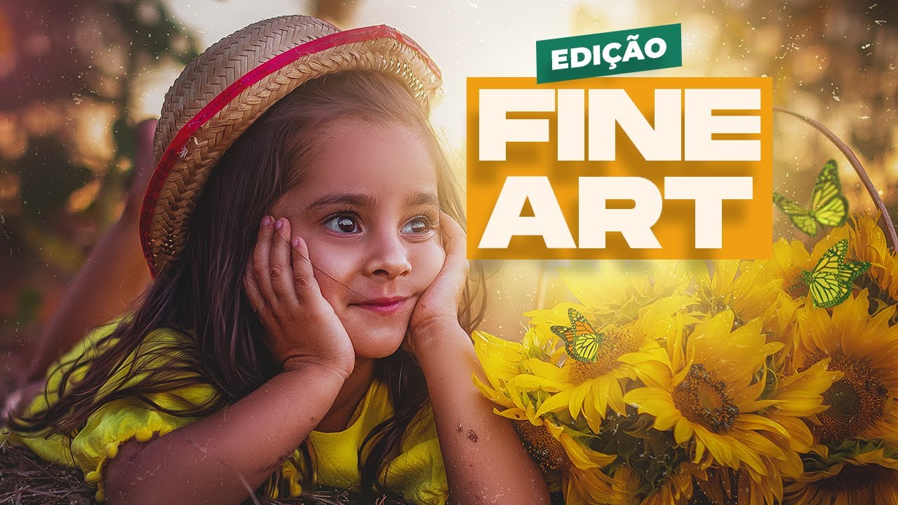 Aprenda a Fazer Edição Fine Art Infantil (Resultado Surpreendente!)