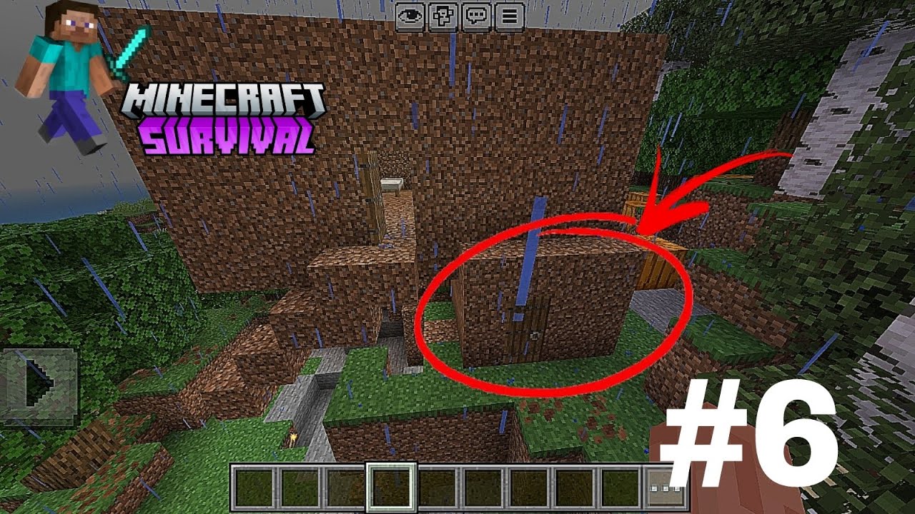 I Built a small dirt house in Minecraft #6 || Electrical gaming official ||