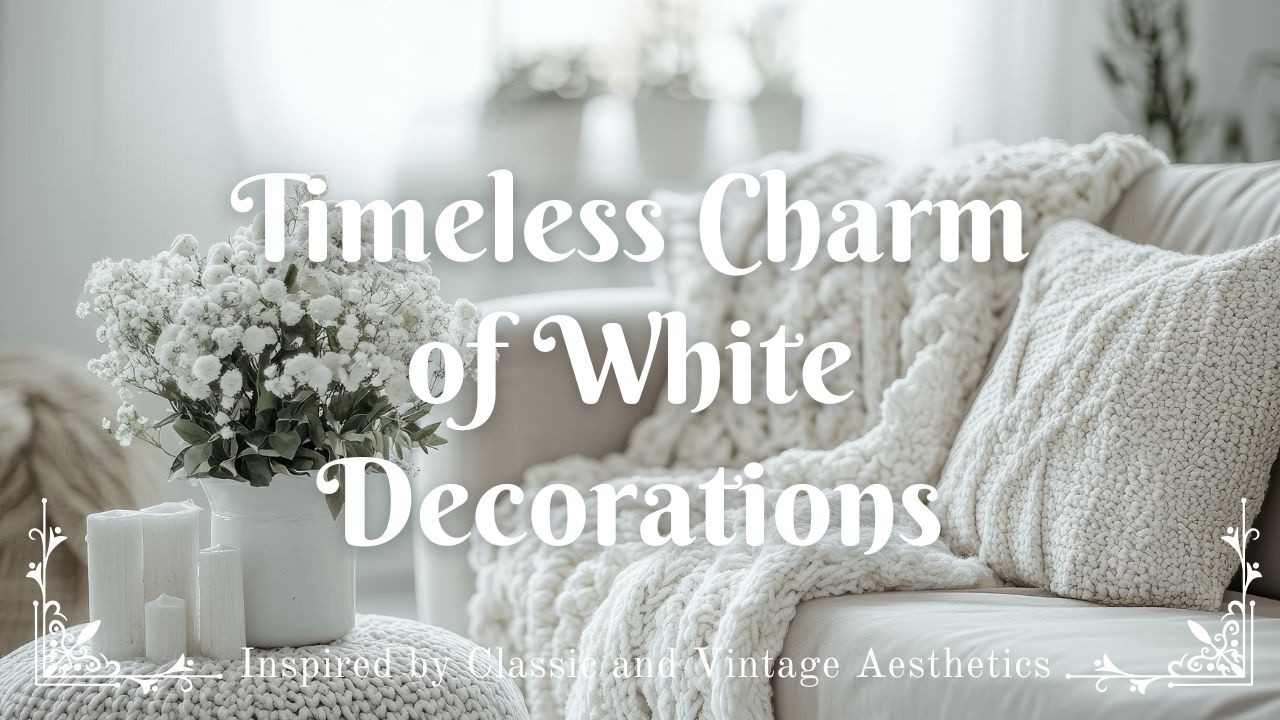 Charm of White Decorations Ideas Inspired by Classic and Vintage Aesthetics