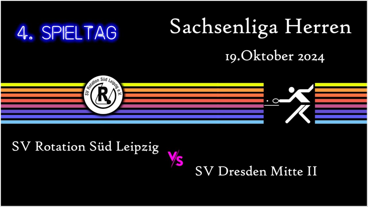 SV Rotation Süd Leipzig - SV Dresden Mitte 2 // Sachsenliga Herren