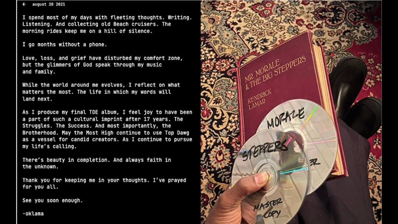 THE CHRONICLES OF KENDRICK LAMAR - MR MORALE ERA UNRELEASED