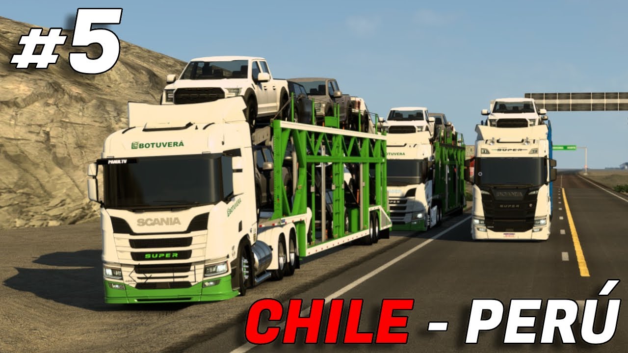 ¡LLEGAMOS A PERÚ, VIAJE CHILE - PERÚ! | PARTE #5/5 | ETS2 | @Paaultv​