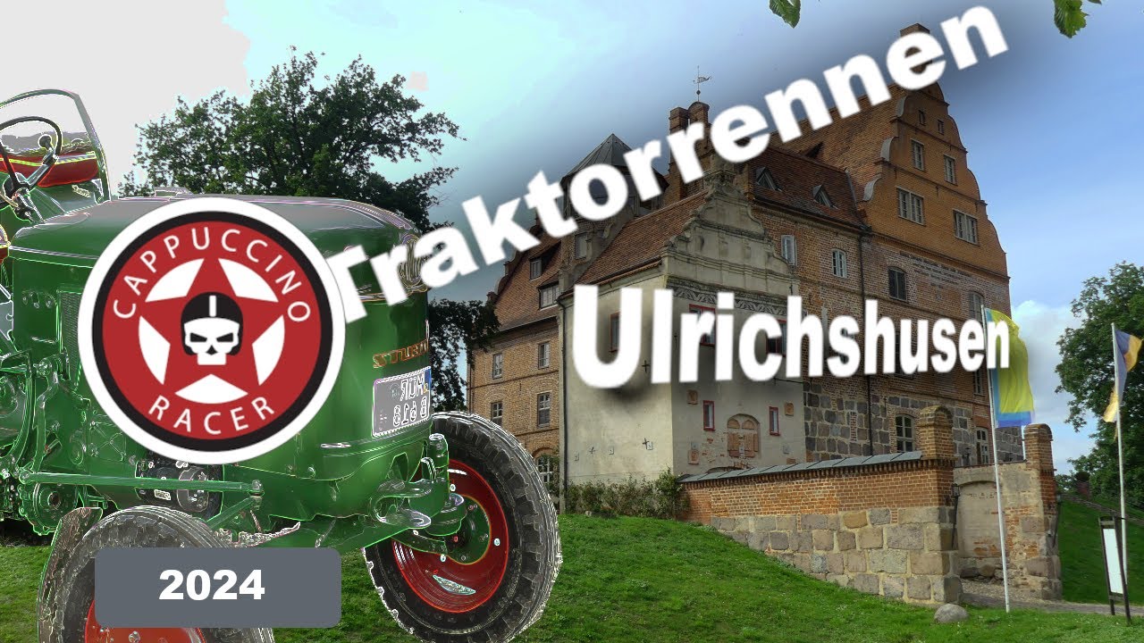Motorrad gegen Traktor ? Schloss Ulrichshusen