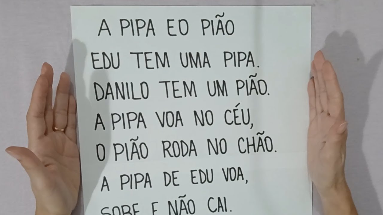 Aprendendo a ler - Leitura de texto - Vamos aprender a ler - Texto - EJA
